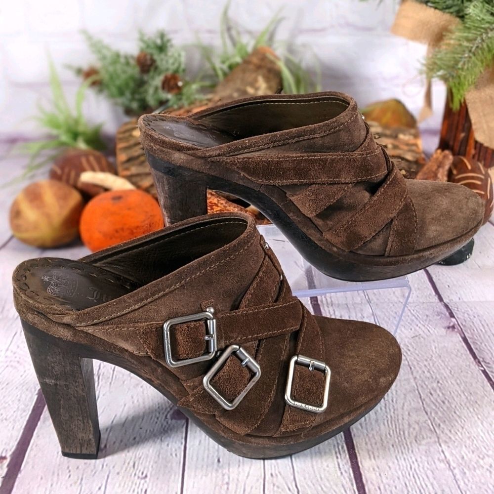 Juicy Couture Colette Triple Buckle Clog